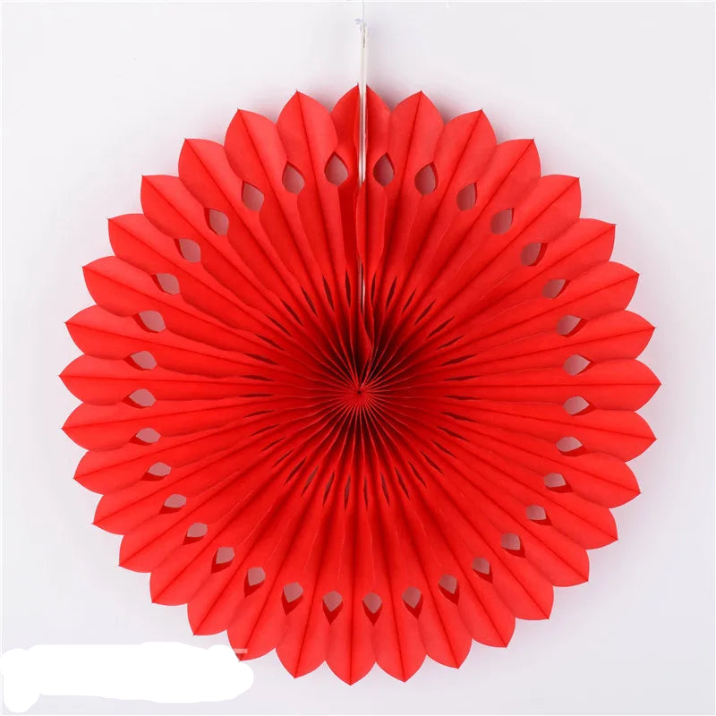 Rosace Ajourée Déco Rouge chic