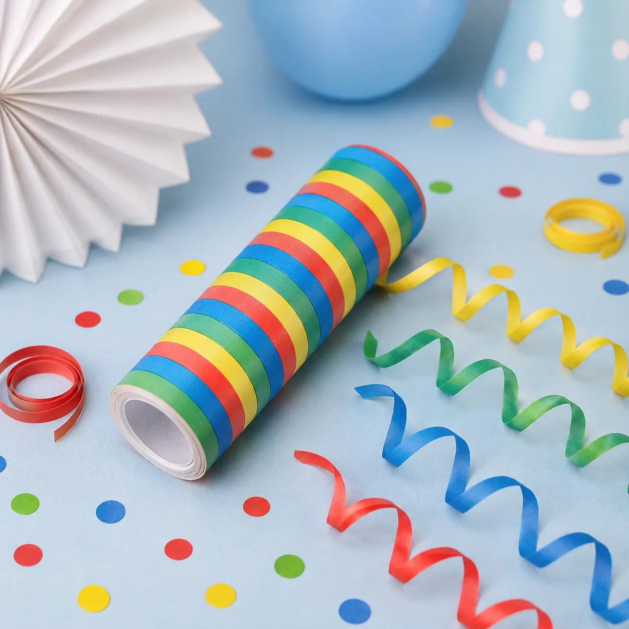 Rouleaux de Serpentins Multicolores Festifs