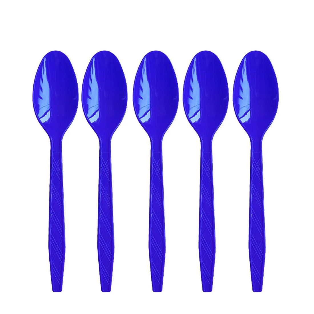 Cuillère Jetable bleu 