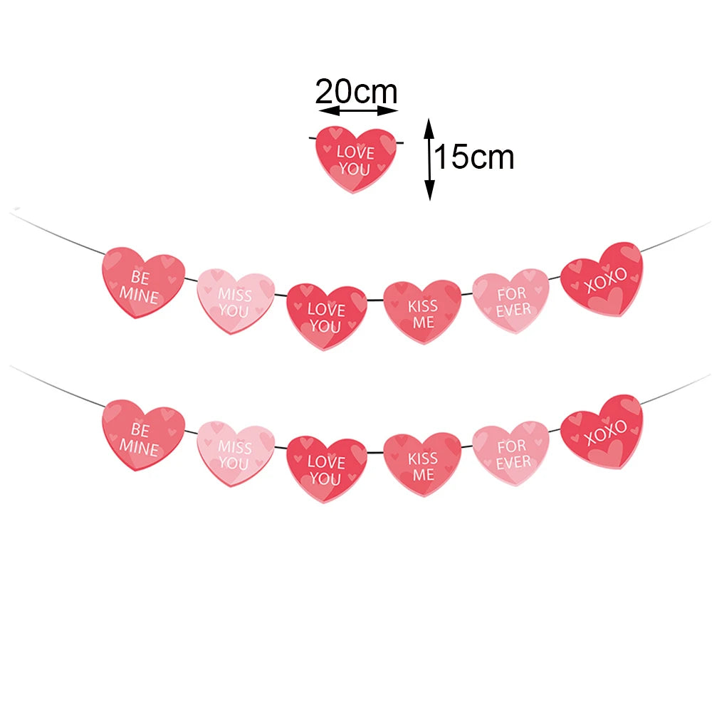Guirlande Saint-Valentin Cœurs Originale