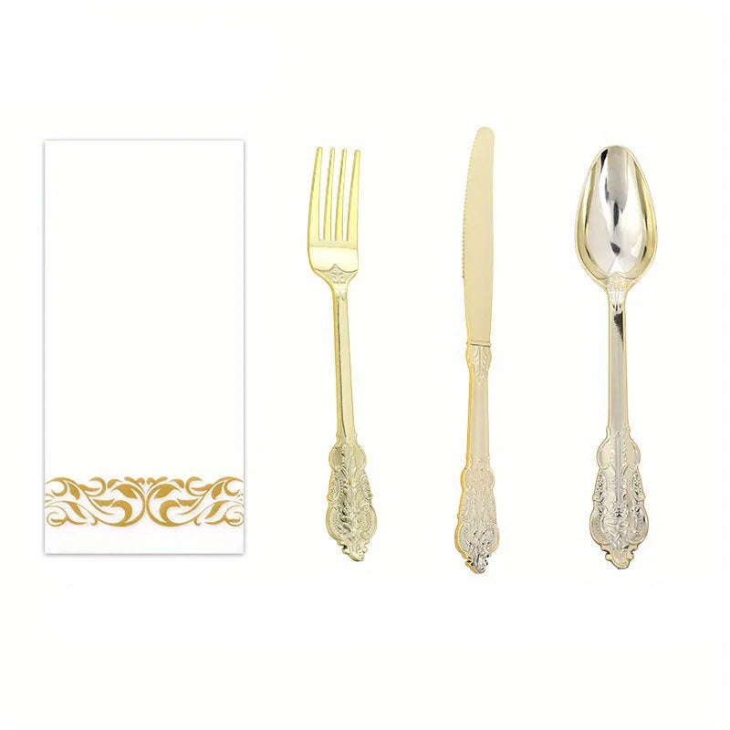 Kit Jetable Transparent Élégant