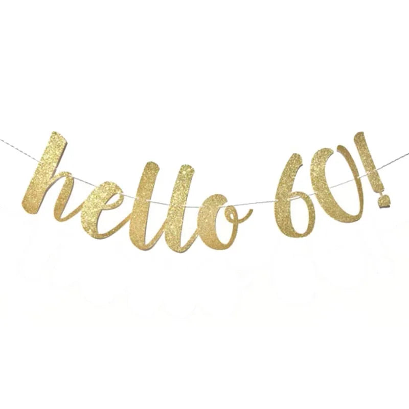 Guirlande Anniversaire Hello 60 Originale