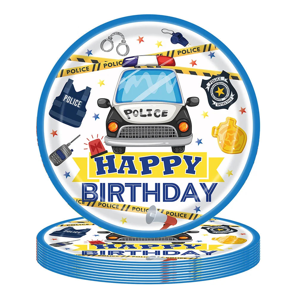 Kit Vaisselle Jetable Police