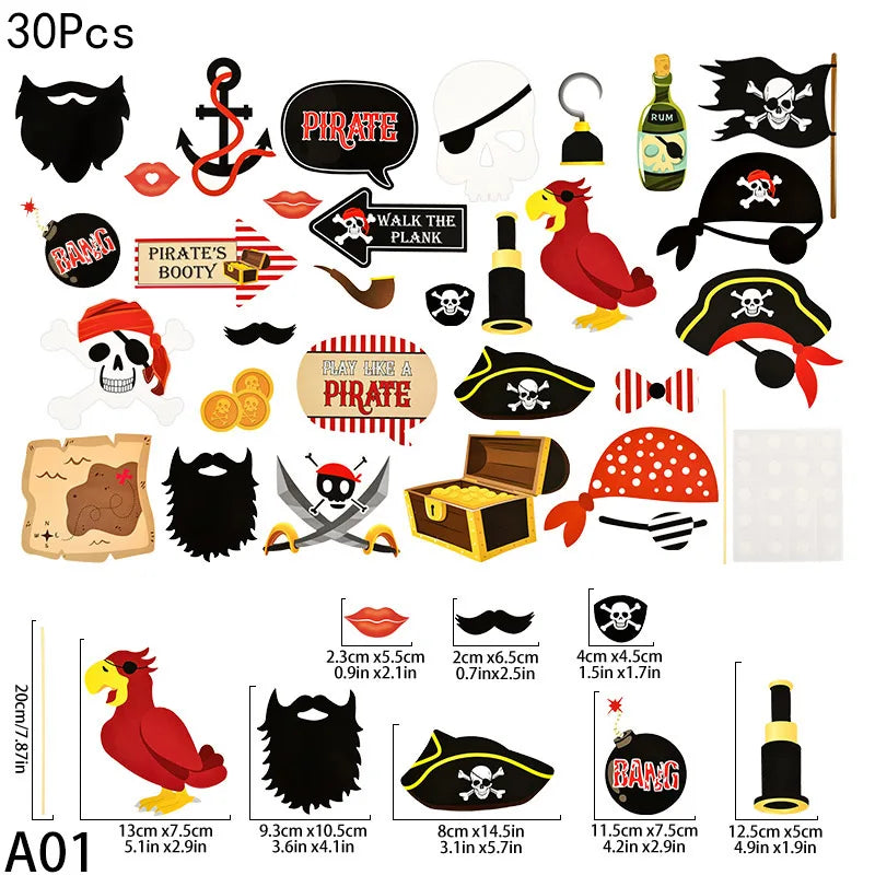 Accessoires Pirate Photobooth