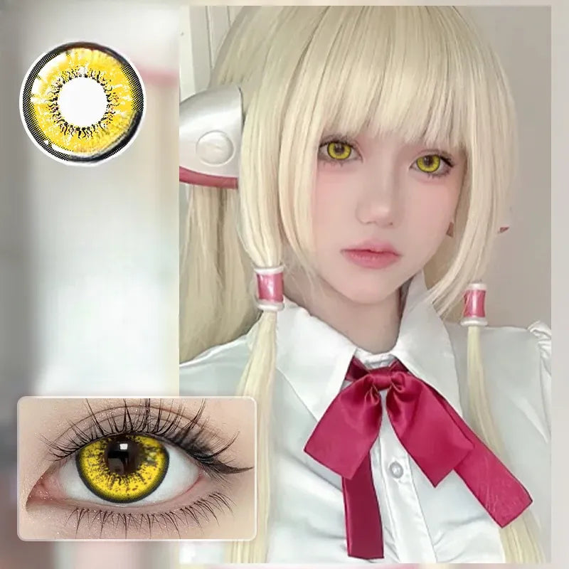 Lentilles Jaunes pour Halloween