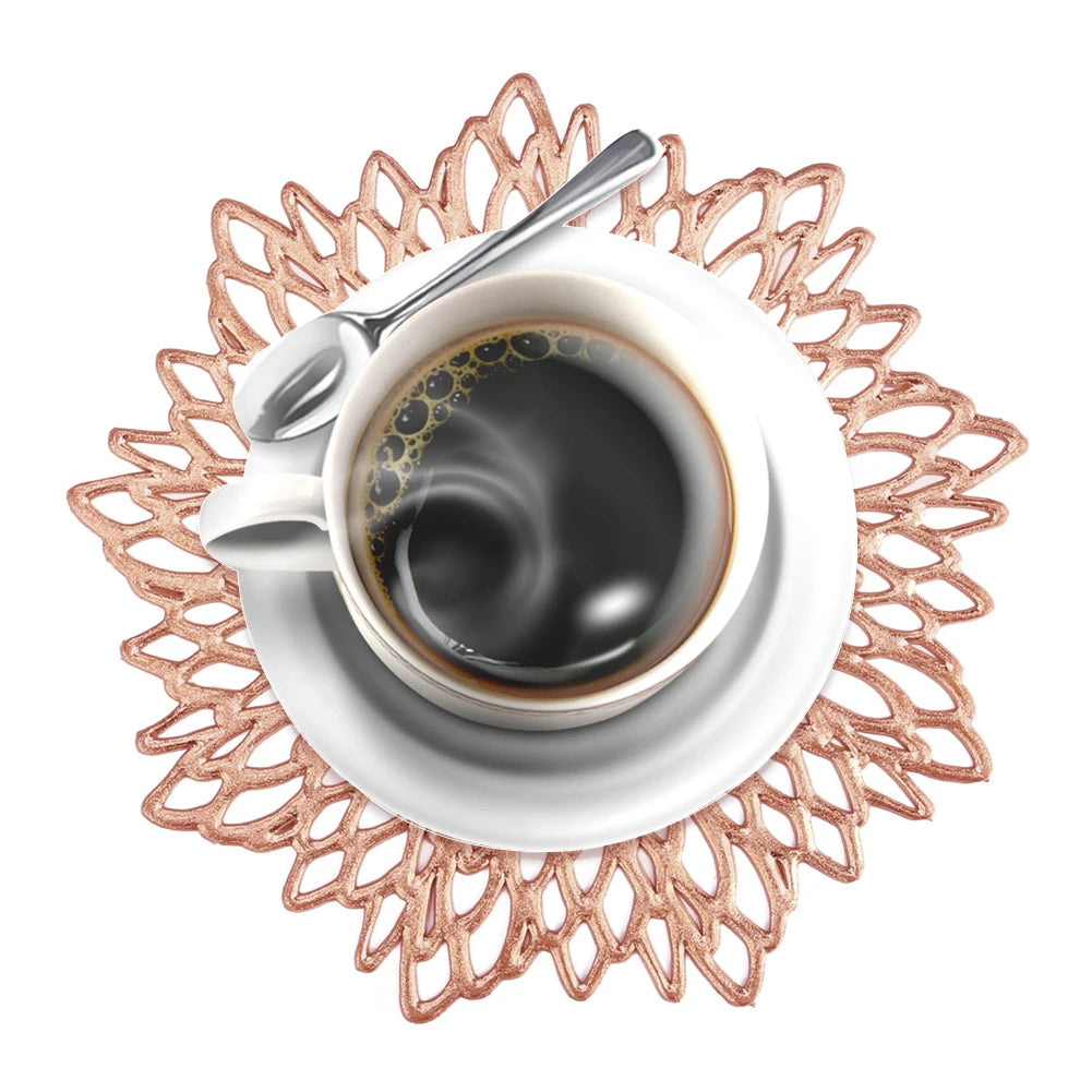 Set De Table Noël Rose Gold Stylé