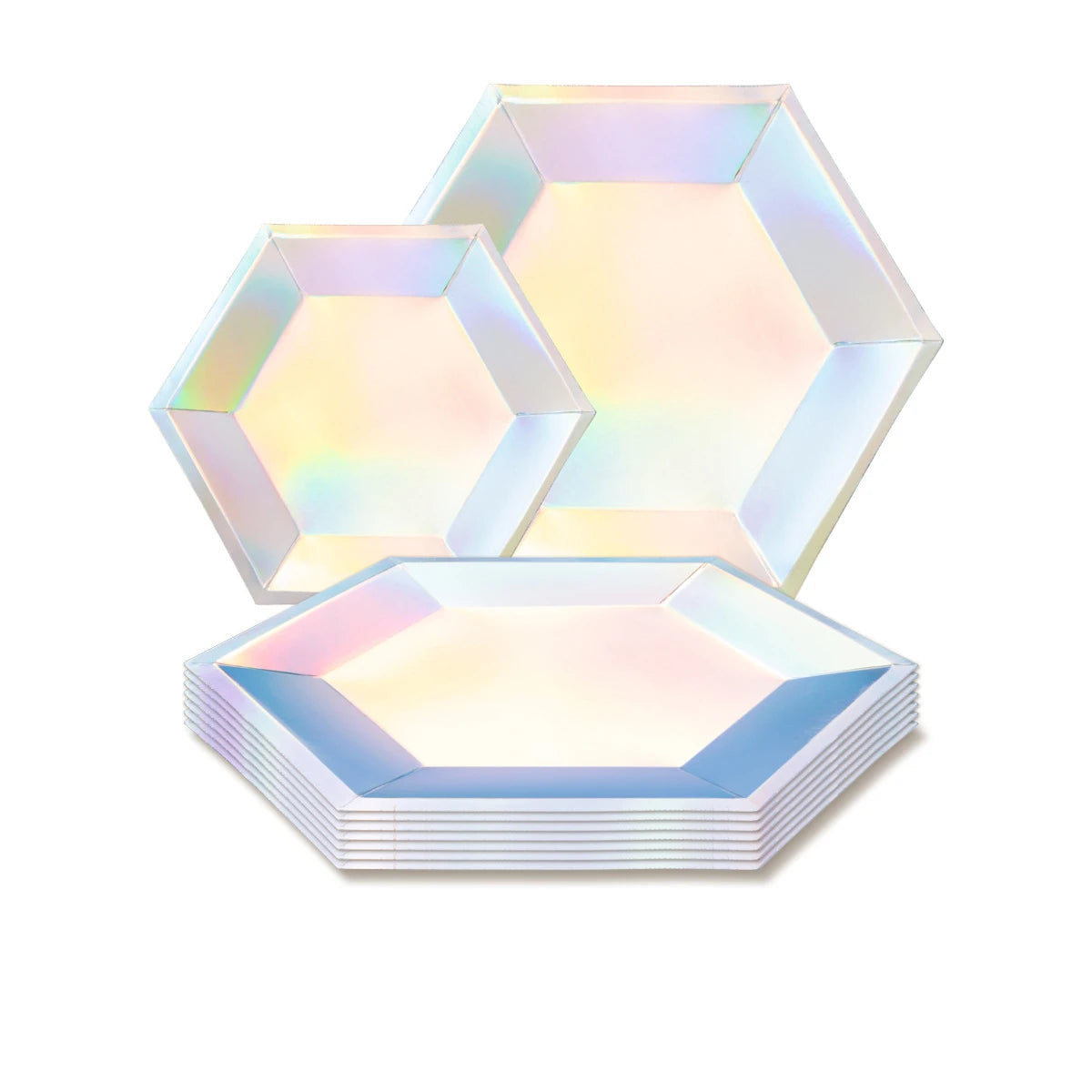 Assiette Jetable Hexagonale