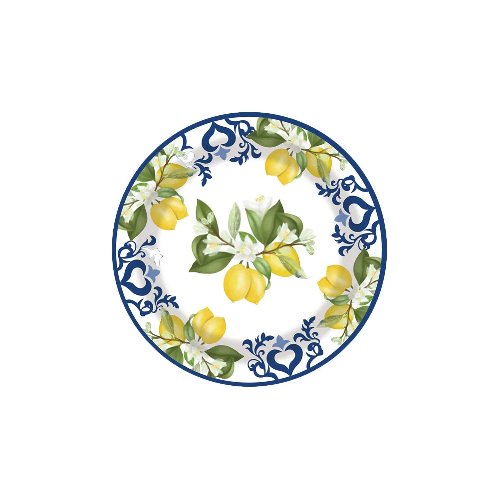 Assiettes Jetables Design Porcelaine