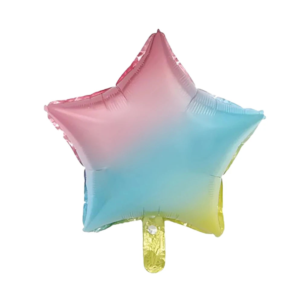 Ballon Anniversaire Etoile Multicolore
