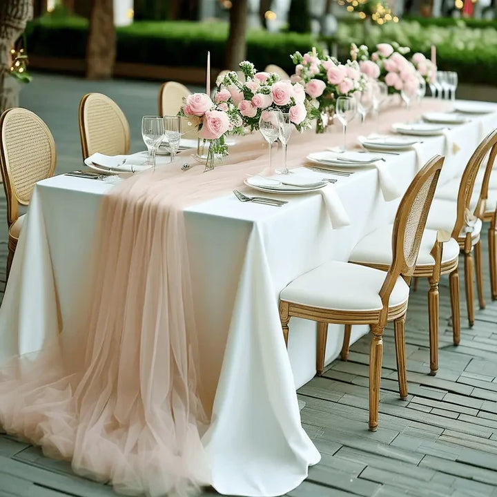 Chemin de Table Mariage Epuré