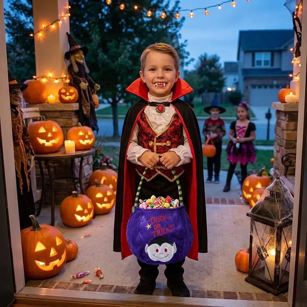 Sac à Bonbons Halloween Mignon Chic