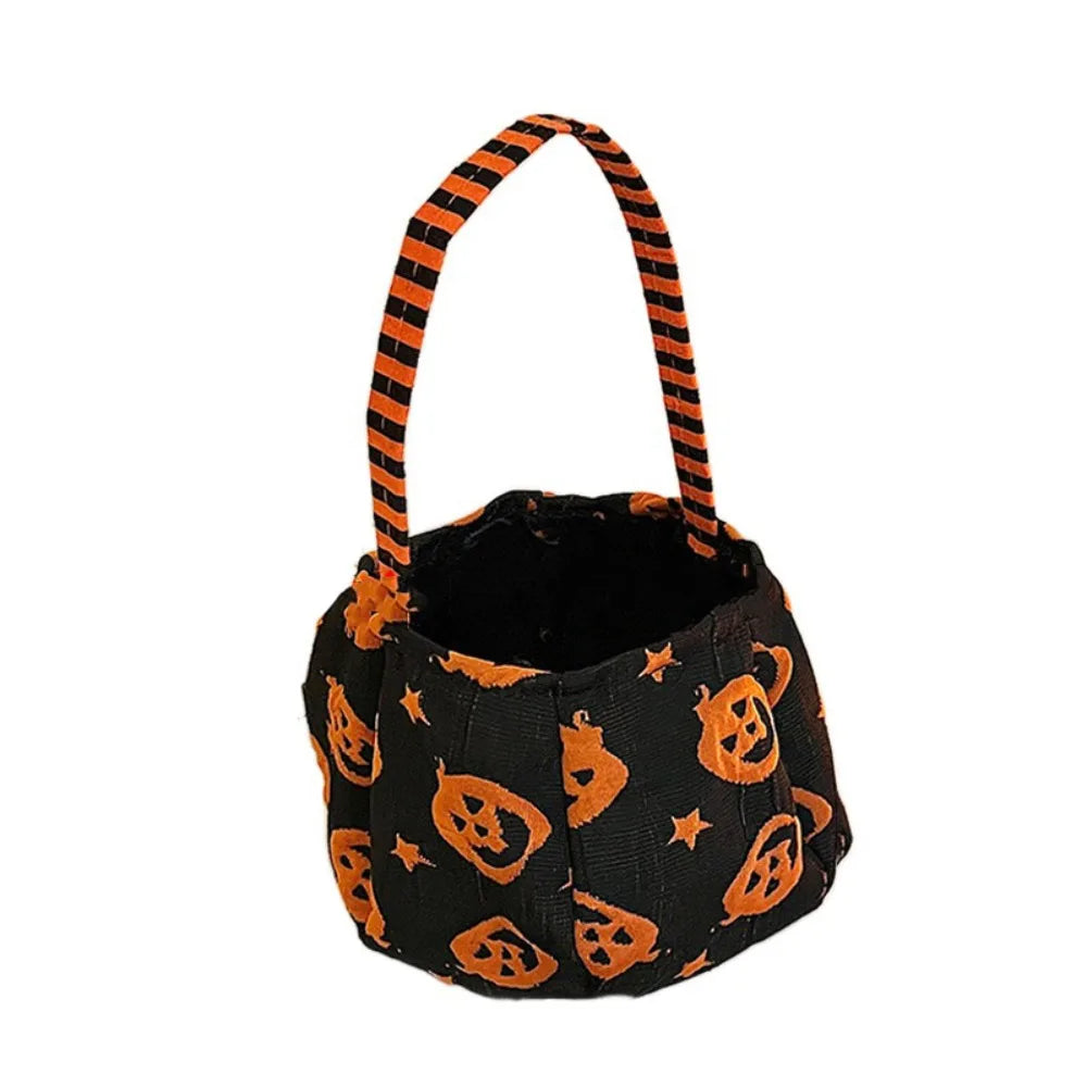 Sac à Bonbons à Motif Citrouilles Chic