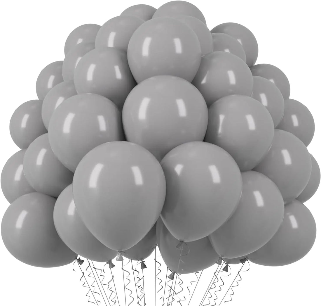 Ballons Anniversaire Gris