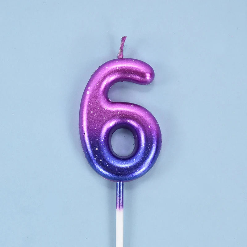 Bougie Anniversaire Rose et Violet