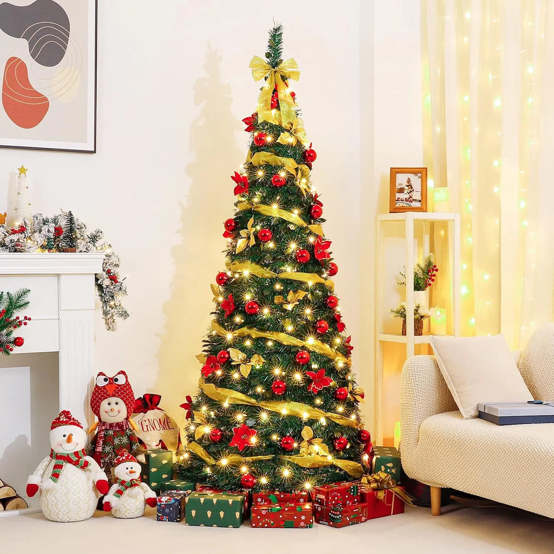 Sapin De Noël Escamotable