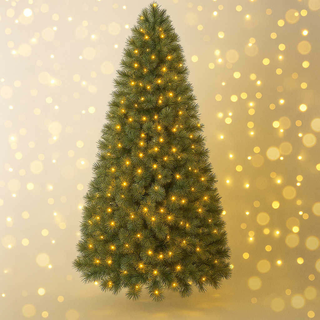 Sapin de Noël Artificiel Lumineux 210 cm