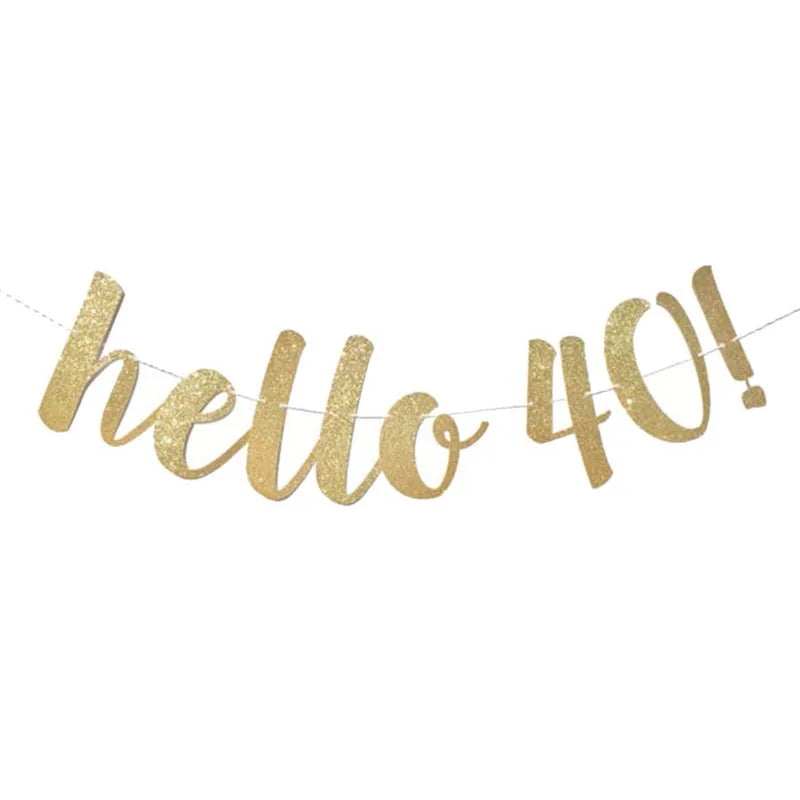 Guirlande Anniversaire Hello 40 Originale