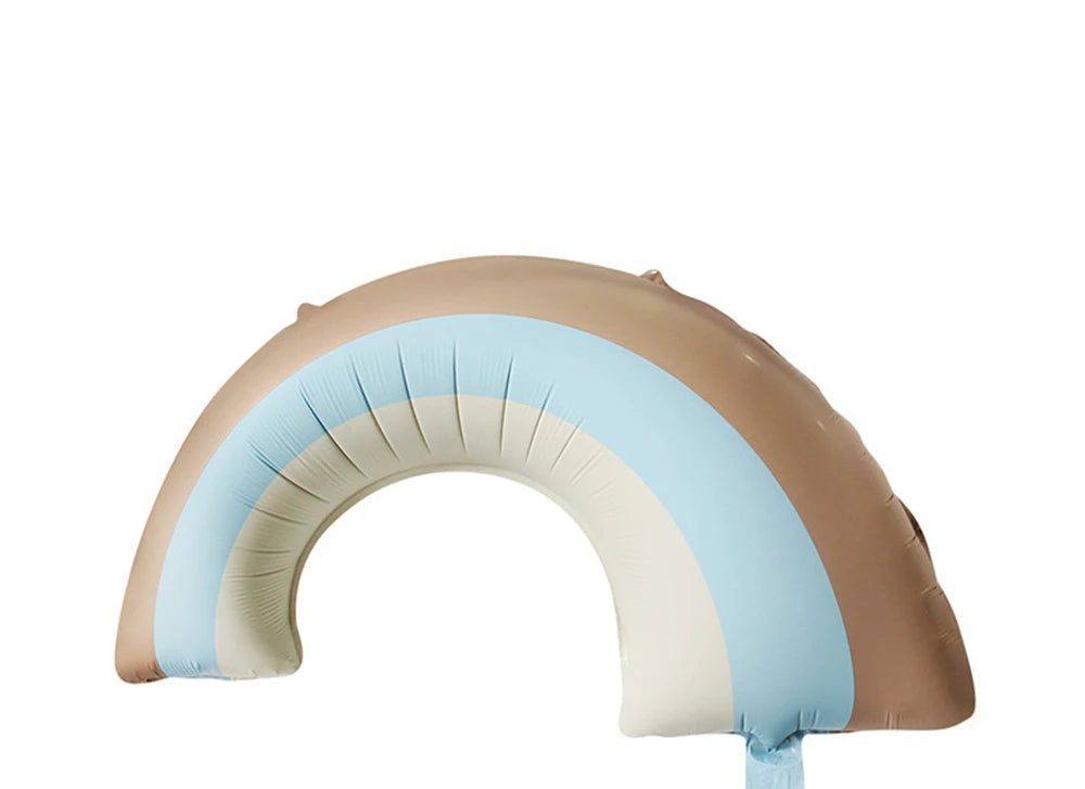 Grand Ballon Anniversaire Forme Arc-en-ciel Garçon Unique