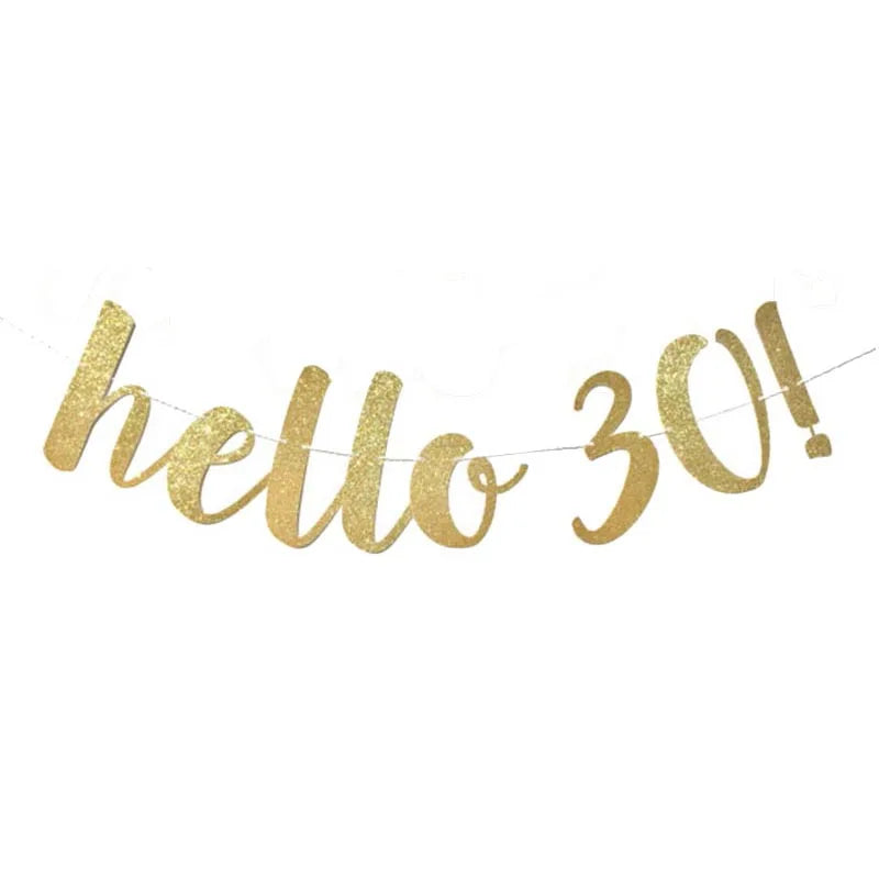 Guirlande Anniversaire Hello 30 Originale