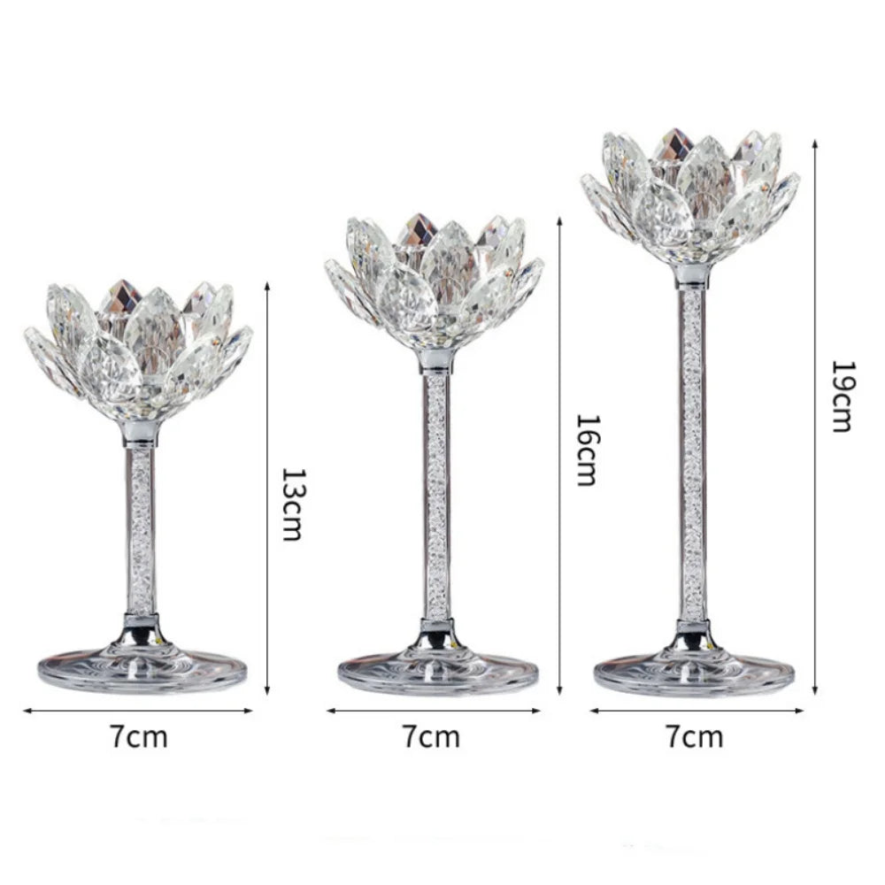 Lot de Bougeoirs Artistiques Mariage