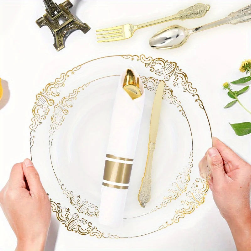 Kit Jetable Transparent Élégant