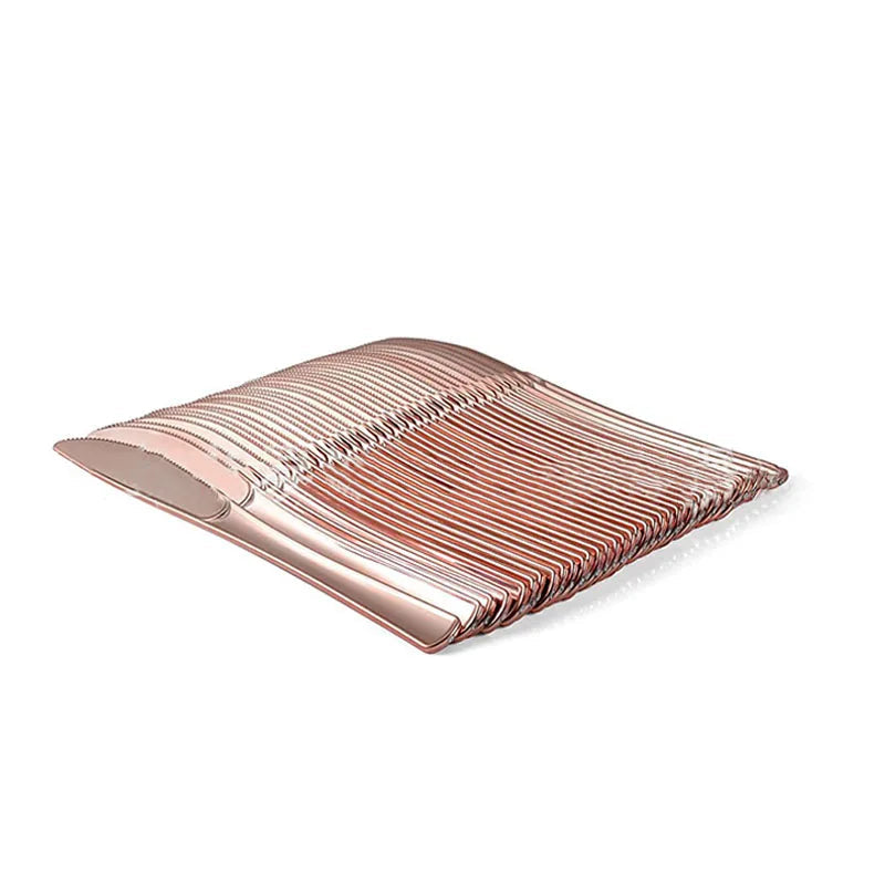 Couteau Jetable Anniversaire Rose Gold