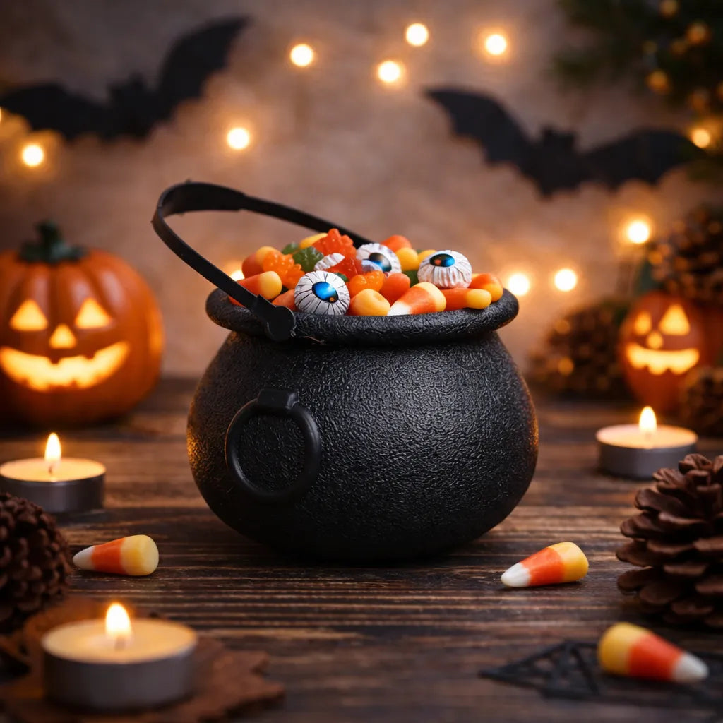 Seau Chaudron à Bonbons Halloween