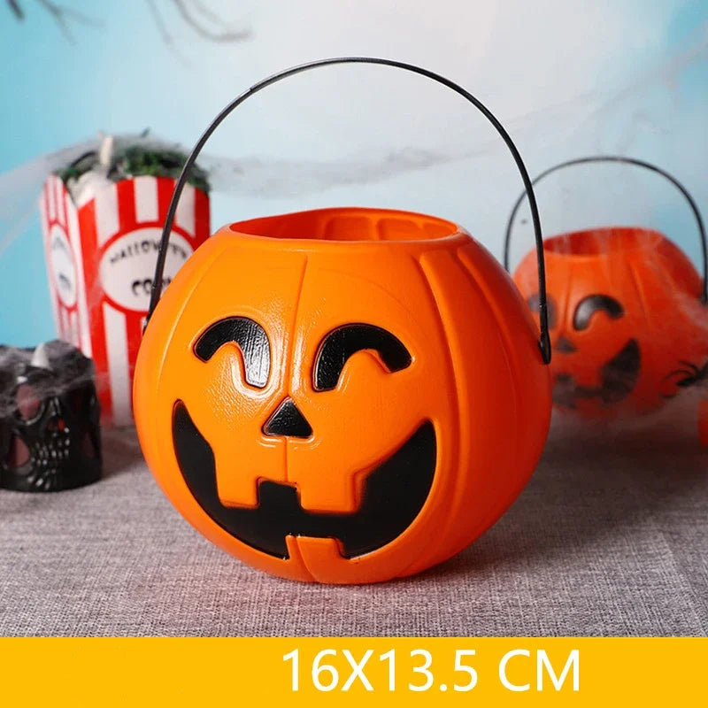 Seau Citrouille Halloween Durable