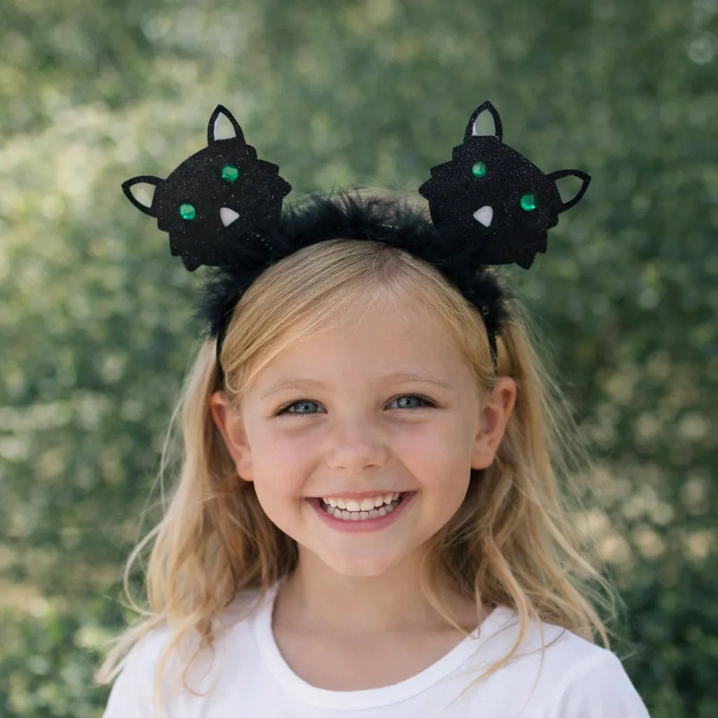 Serre-Tête Chat Halloween