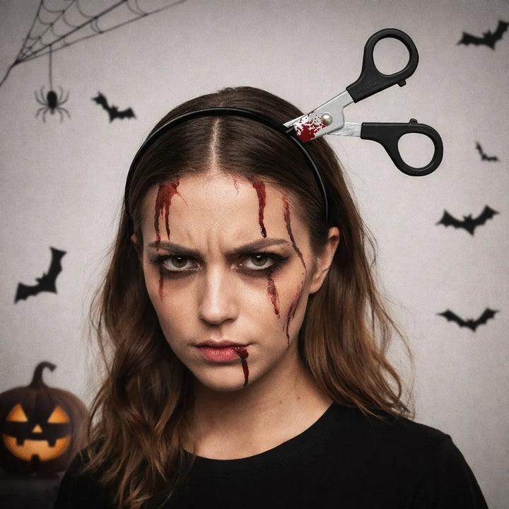 Serre-Tête Ciseaux Halloween Halloween