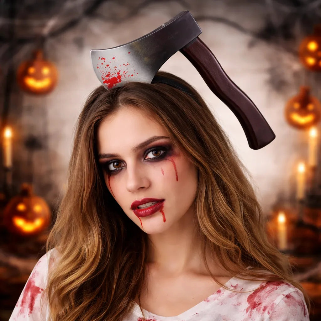 Serre-Tête Hache Halloween