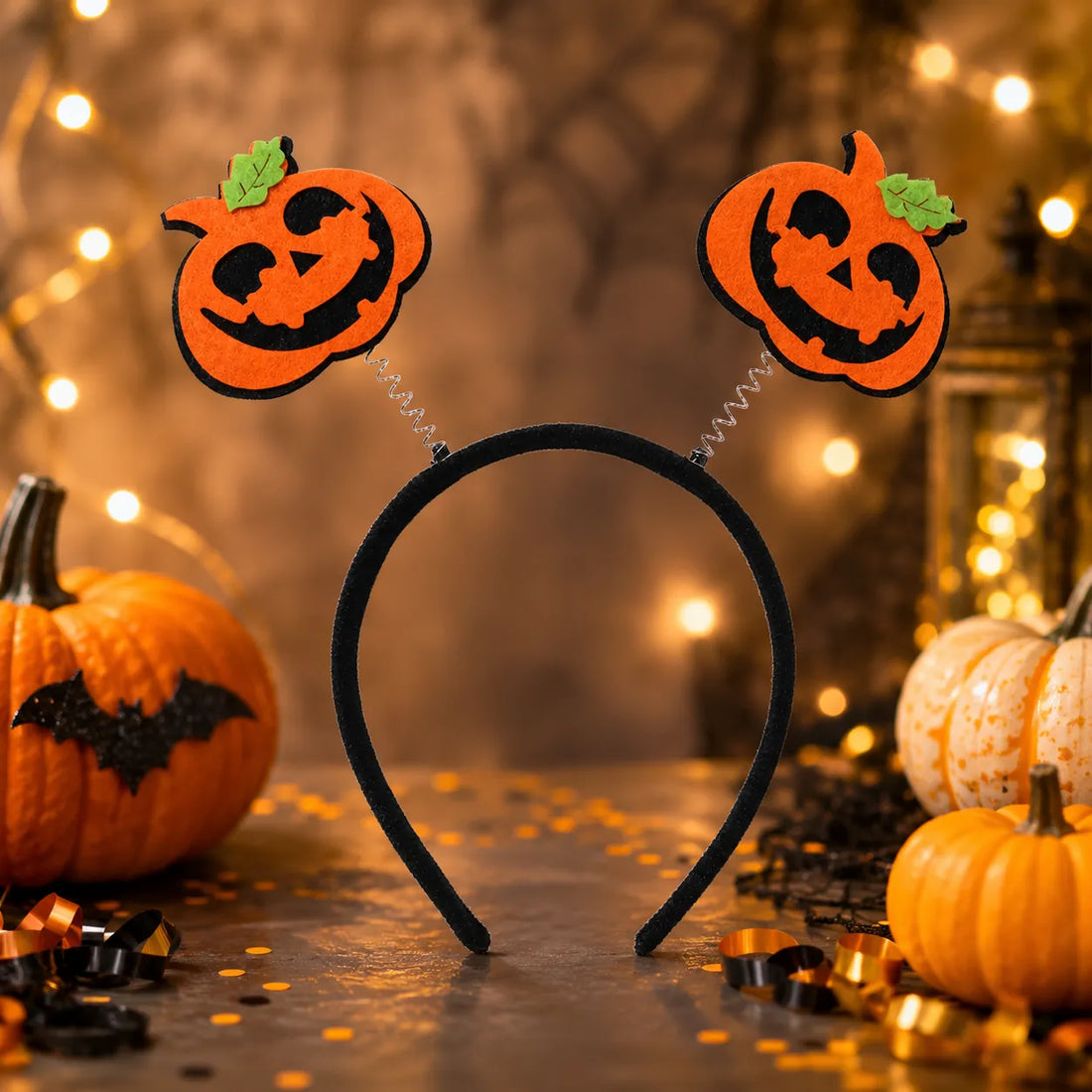 Serre-Tête Halloween Citrouille original