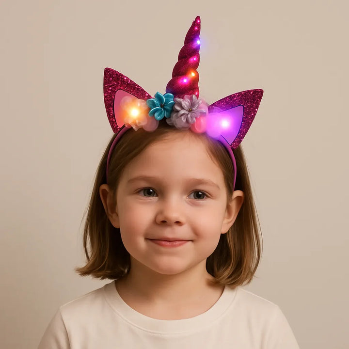 Serre-Tête Licorne LED Design
