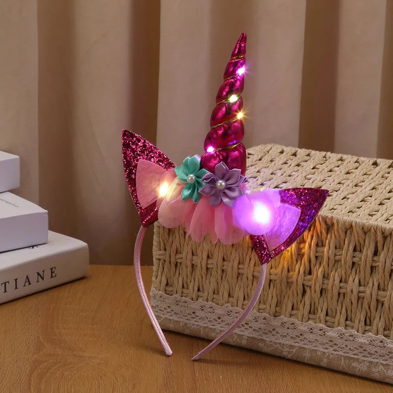 Serre-Tête Licorne LED Design chic