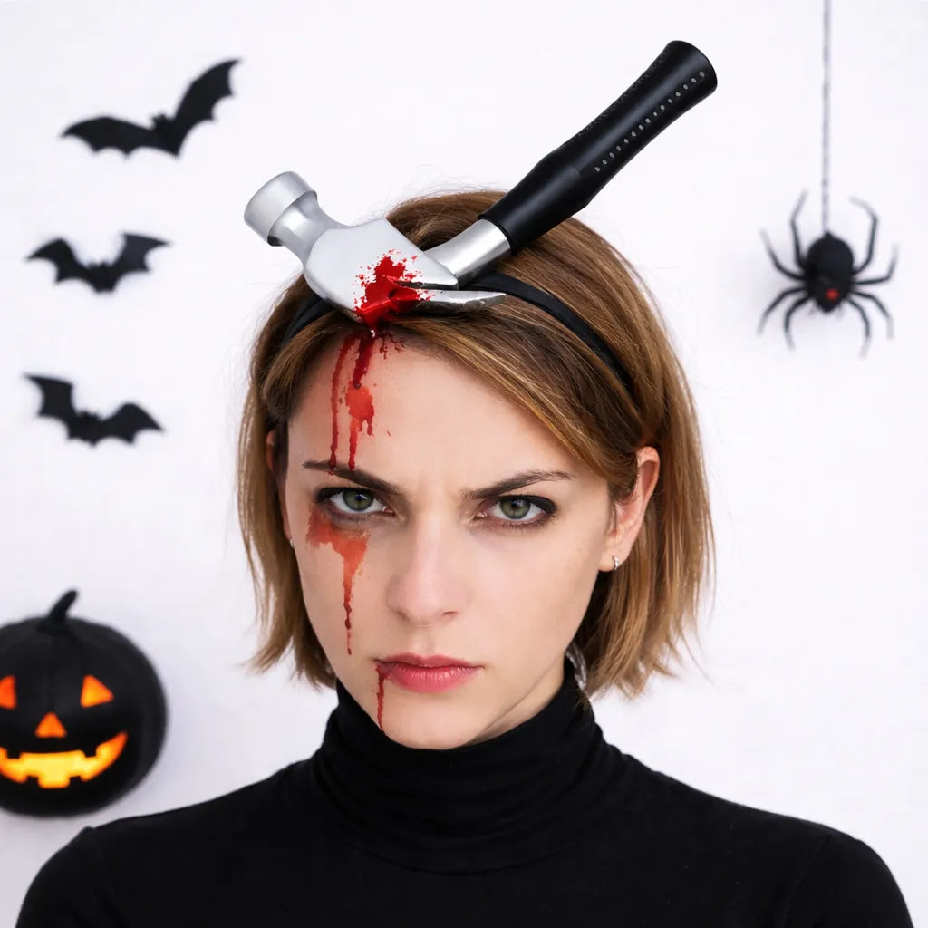 Serre-Tête Marteau Réaliste Halloween