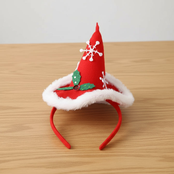 Serre-Tête Noël Rouge Stylé