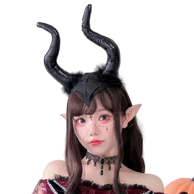 Serre-tête Diable Noir Unique