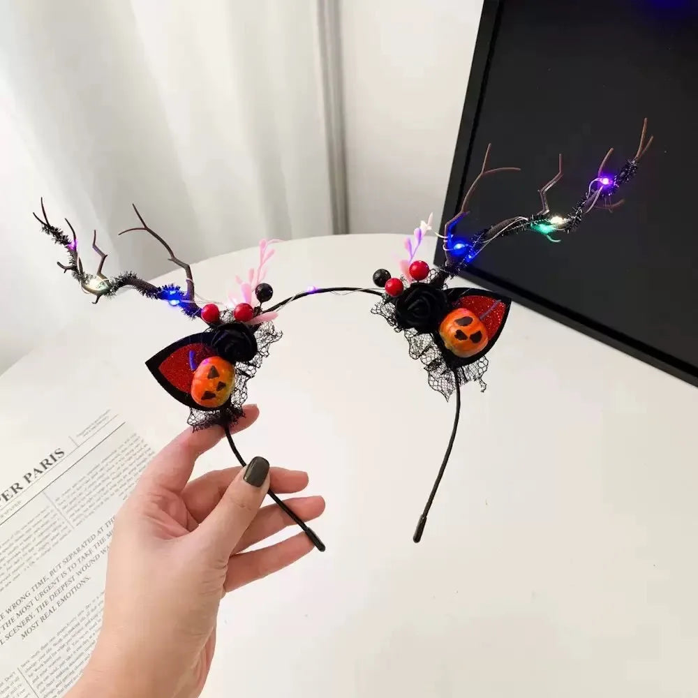 Serre-tête Lumineux Halloween à Oreilles design