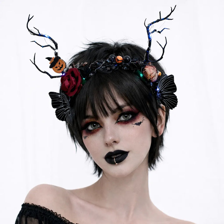 Serre-tête Papillons Halloween