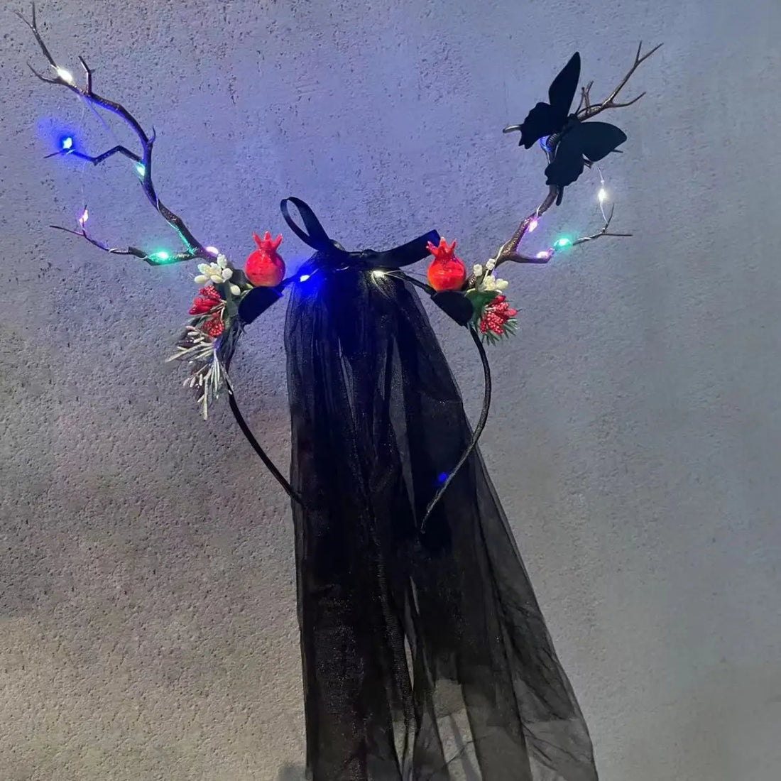 Serre-tête Voile Halloween élégant