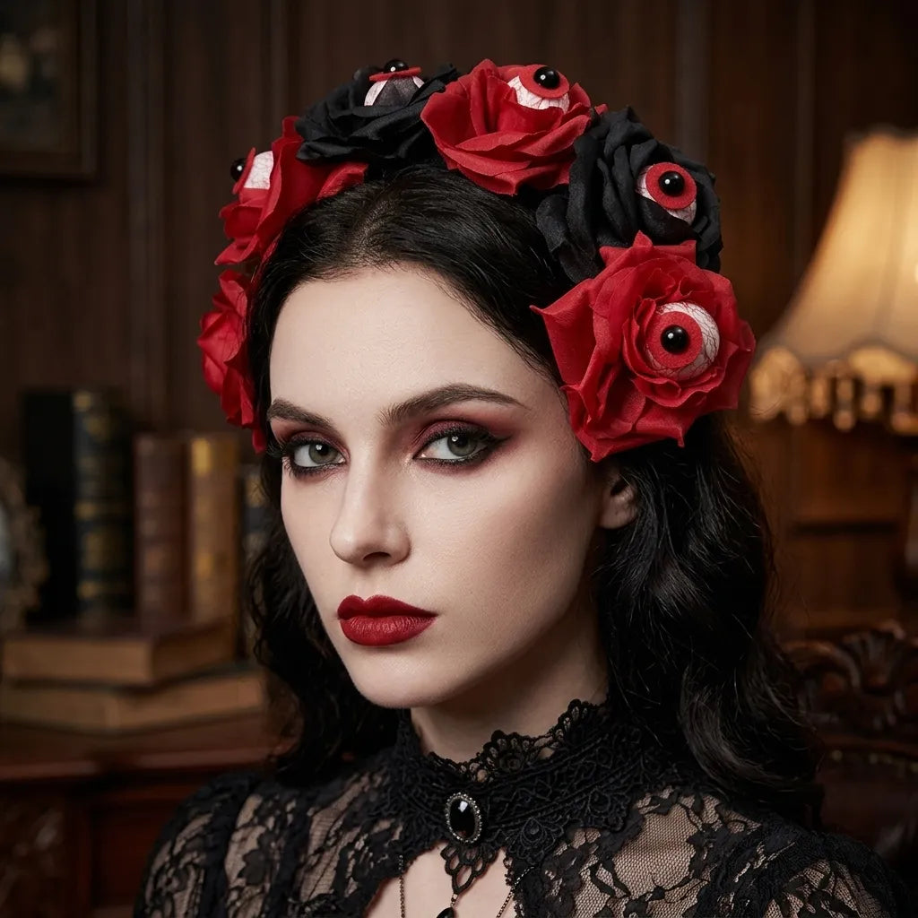 Serre-tête d’Yeux Fleuri Unique