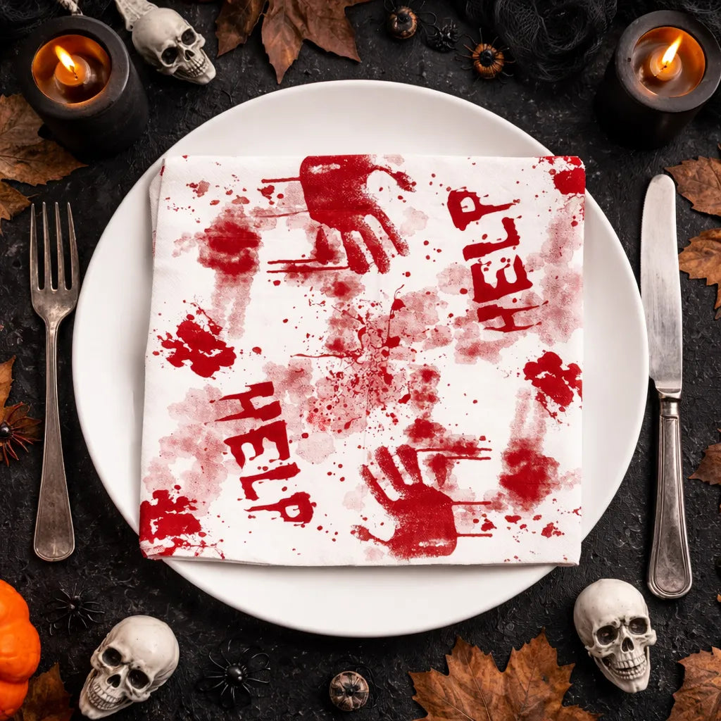 Serviette Halloween Help