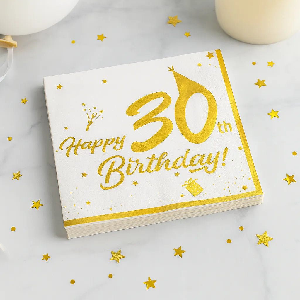 Serviette Happy 30th Birthday 1