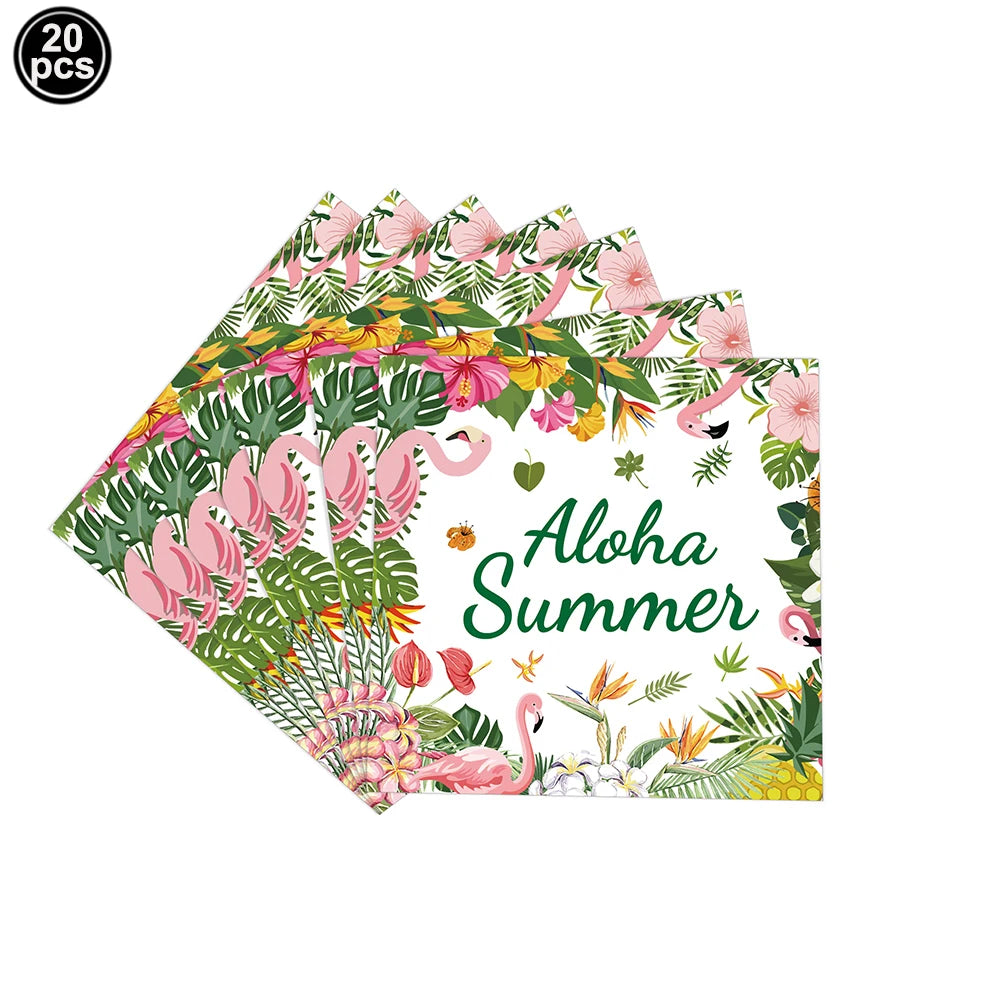Serviette Jetable Hawaïenne