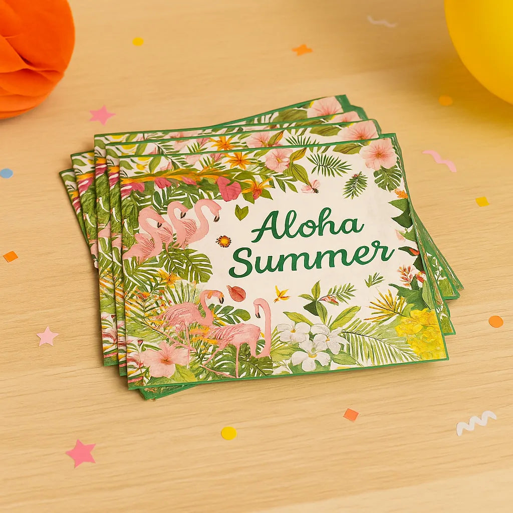 Serviette Jetable Hawaïenne 1