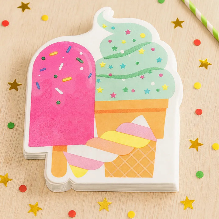 Serviette Jetable Ice Cream 1