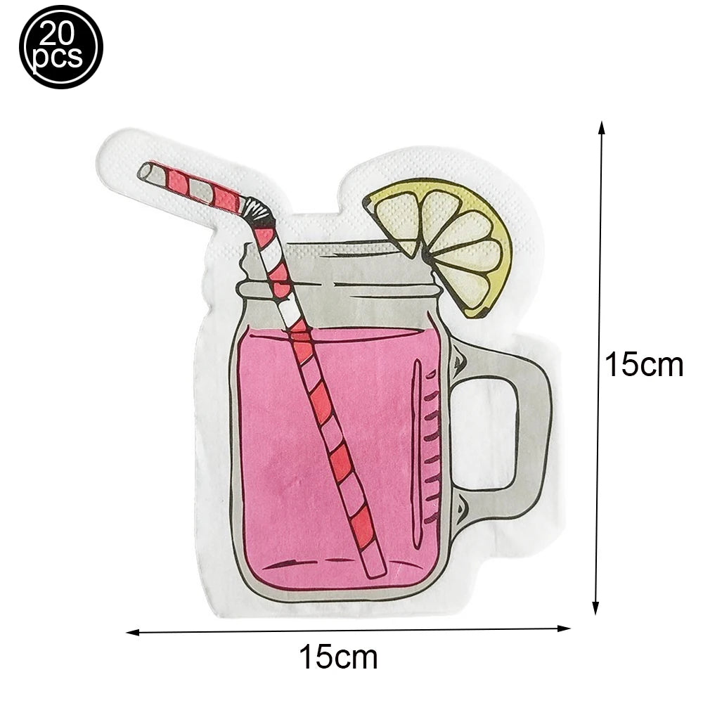 Serviette Jetable Jus Élégante