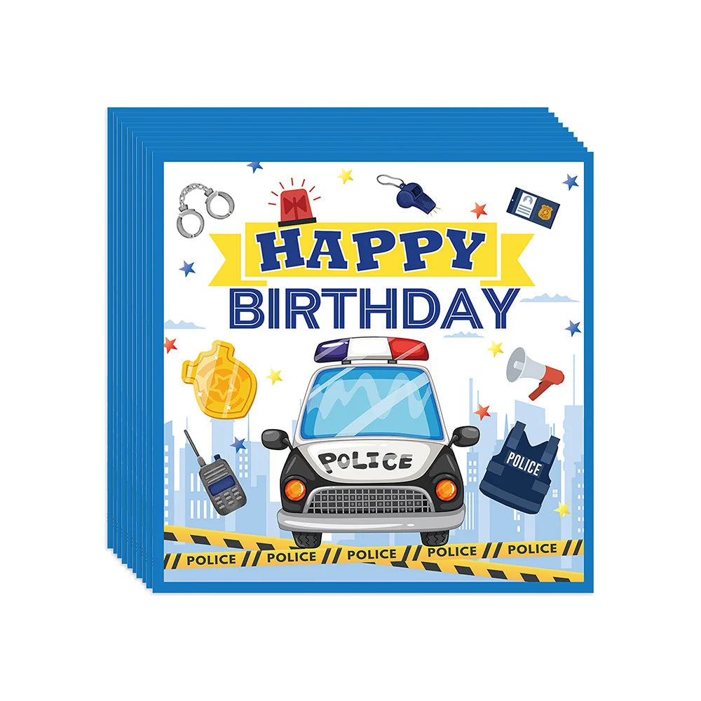 Serviette Jetable Police Papier résistant