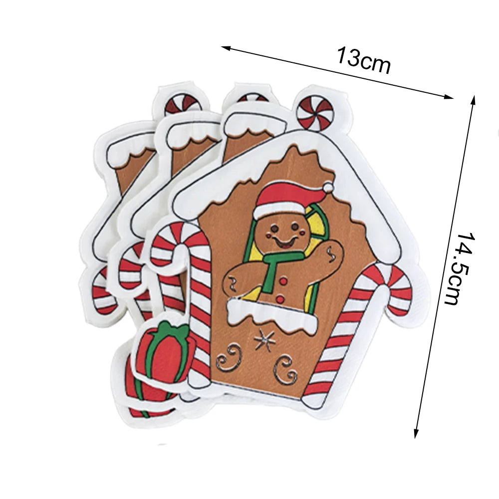 Serviette Noël Pain d’Epice Mignon