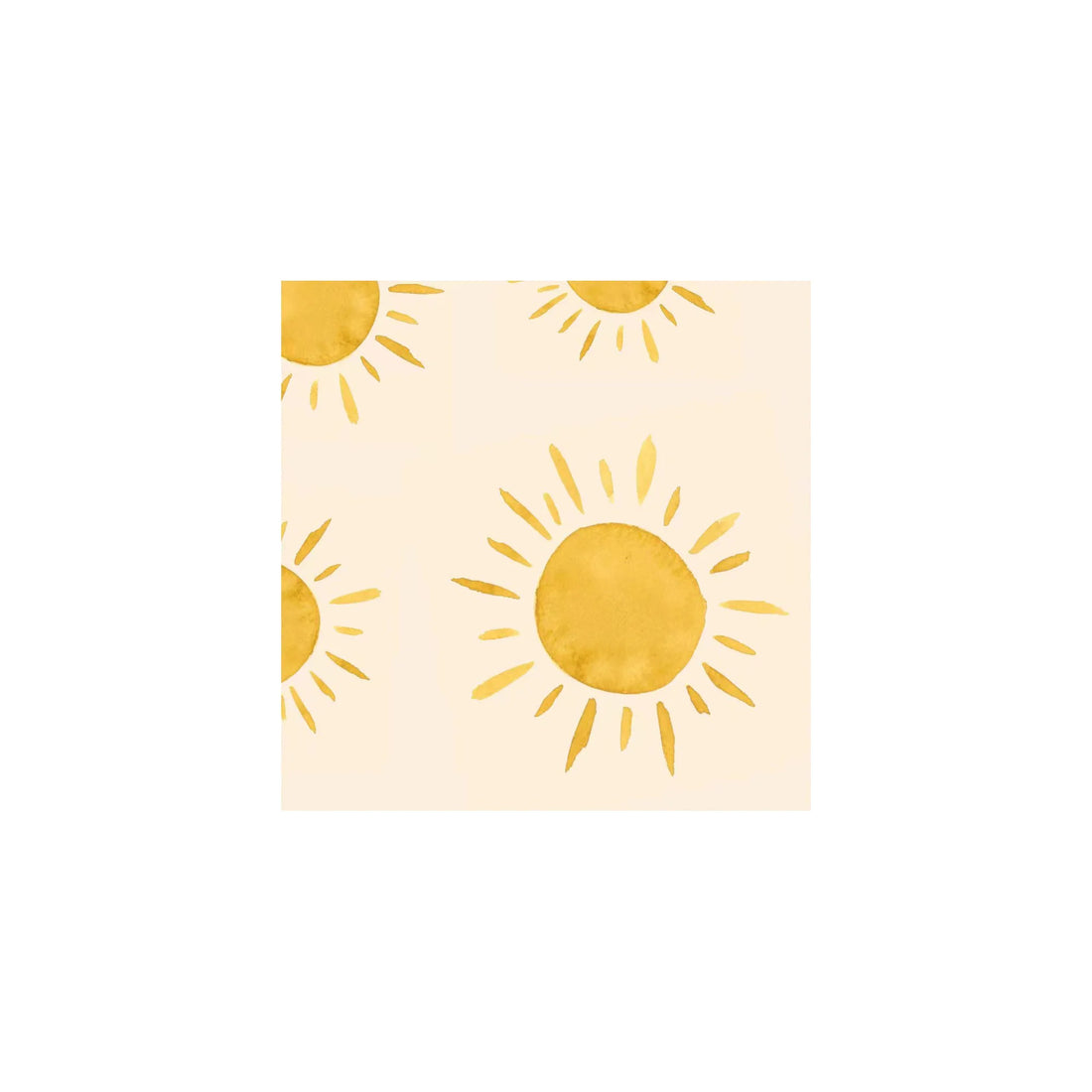 Serviette Vaisselle Soleil